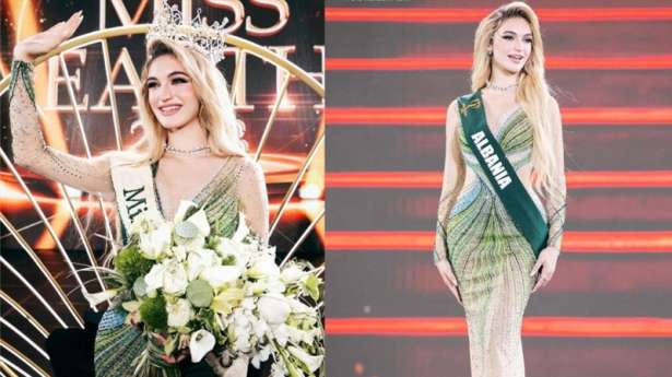 MISS EARTH 2023 பட்டம் வென்ற அல்பேனியா அழகி!